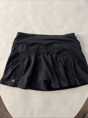 Lululemon Black Mini Tennis Skort Size 6